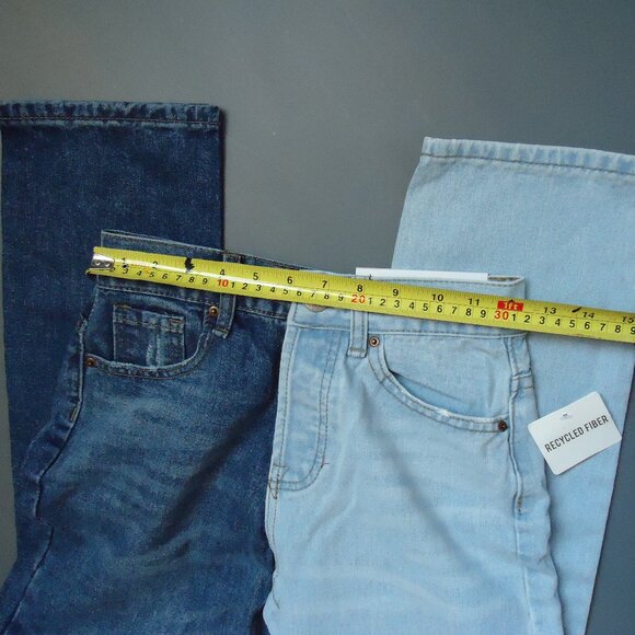 NWT. SIZE 1/25. Blue Savvy straight high-rise denim jeans. - Picture 7 of 14